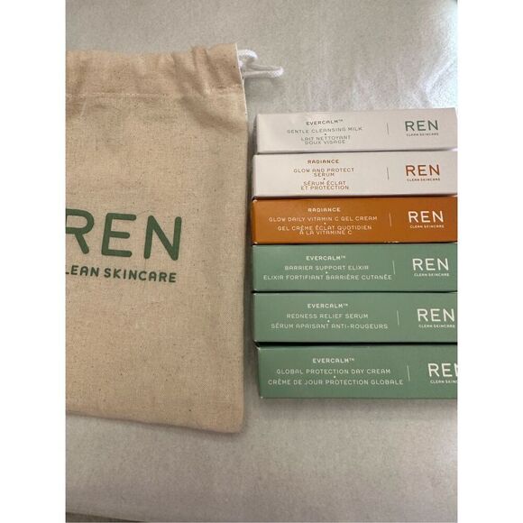 REN Skincare Serum, cleanser, gel cream, day cream, barrier support 5ml / .17 fl - Picture 1 of 8
